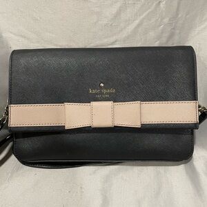 Kate Spade Black and Cream Crossbody Bag